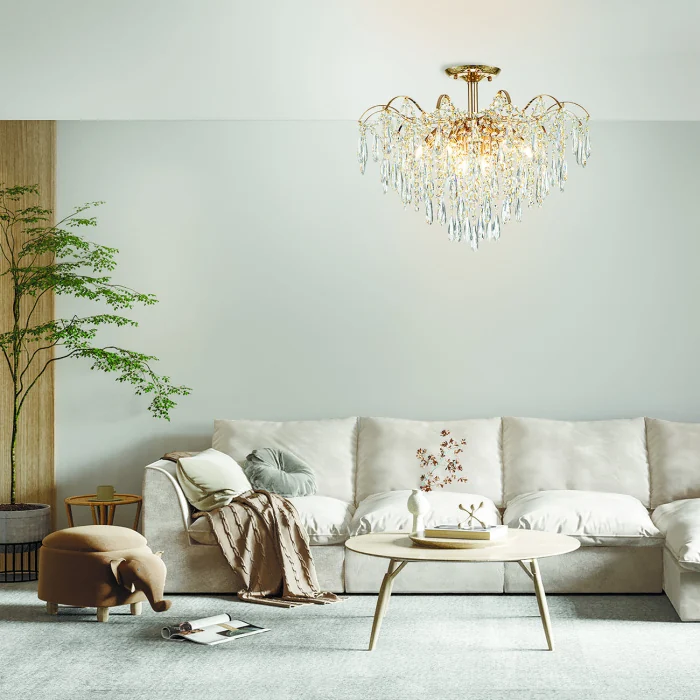 Потолочная люстра на штанге AUREA ESCADA 1124/8PL