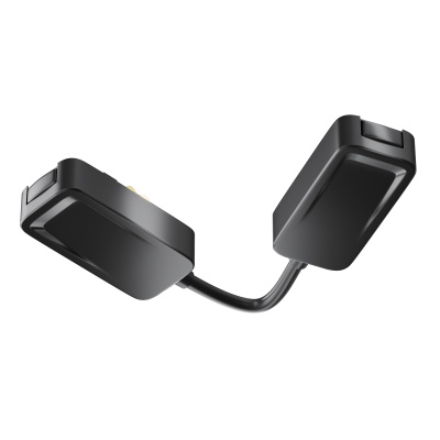 Коннектор питания угловой встраиваемый с проводом 6см Radity черный Maytoni TRA084CPC-B-12