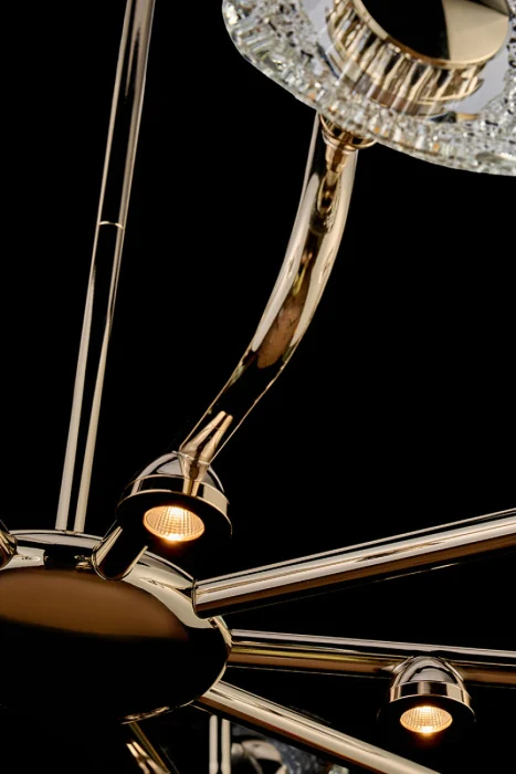 Подвесная люстра Leon Iris LE7913/8G Gold