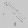 Трековый светильник Maytoni Focus LED C102CL-3W3-6K-BS