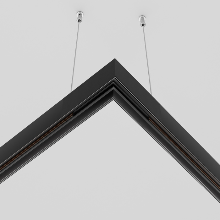 Коннектор угловой Exility накладной черный Maytoni TRA034HCL-41B