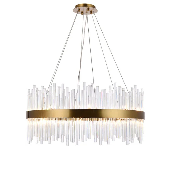 Подвесная люстра Delight Collection KR1209 KR1209P-12 brass