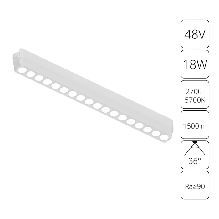 Магнитная трековая система Arte Lamp RAPID A2969PL-1WH