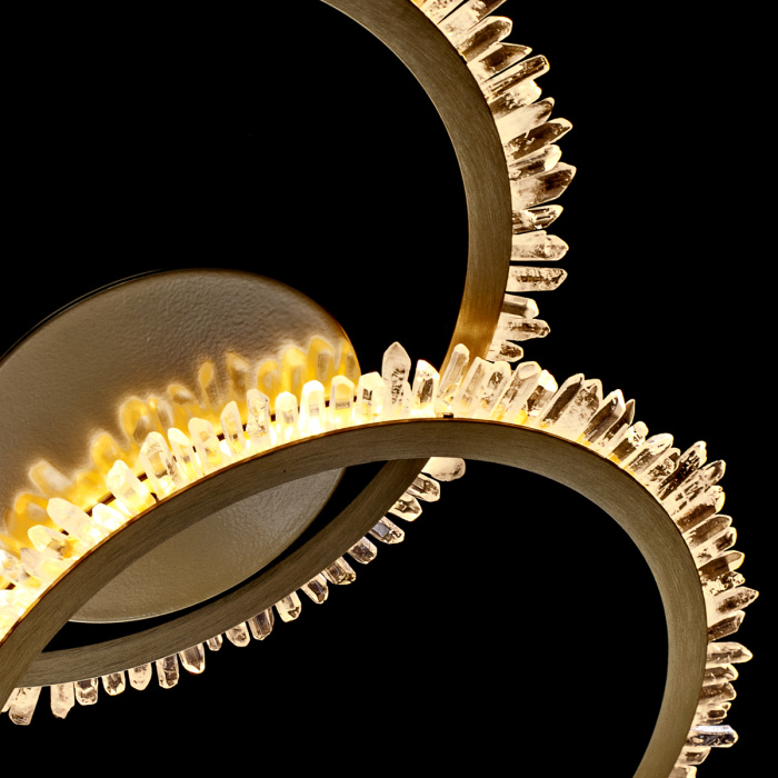 Потолочный светильник Delight Collection Quartz Halo MX20020154-2A satin gold