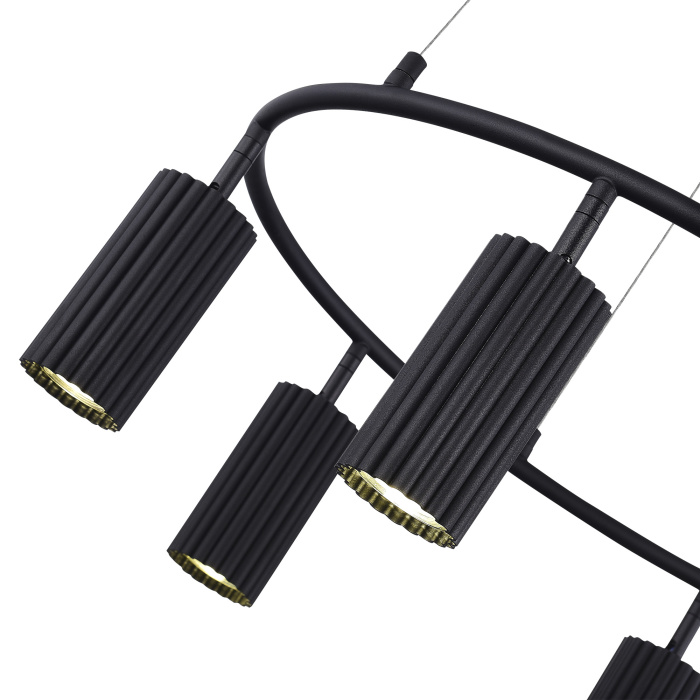 Светильник подвесной ST-Luce Черный/Черный GU10 6*5W 4000K SL1213.403.06