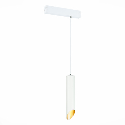 Светильник трековый Белый GU10 1*50W IP20 D60xH300 180-240V Без ламп ST508.503.01