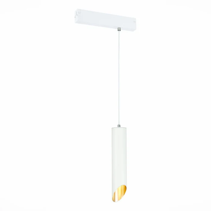 Светильник трековый Белый GU10 1*50W IP20 D60xH300 180-240V Без ламп ST508.503.01