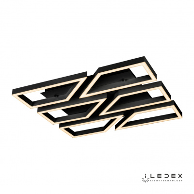 Потолочный светодиодный светильник iLedex Stellar 8302-800x800-X-T BK