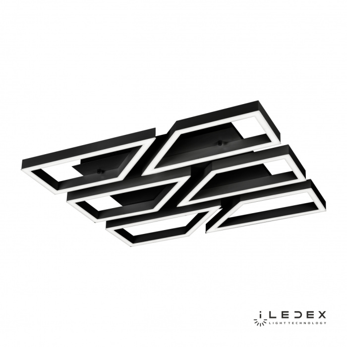 Потолочный светодиодный светильник iLedex Stellar 8302-800x800-X-T BK
