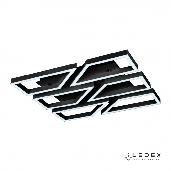 Потолочный светодиодный светильник iLedex Stellar 8302-800x800-X-T BK