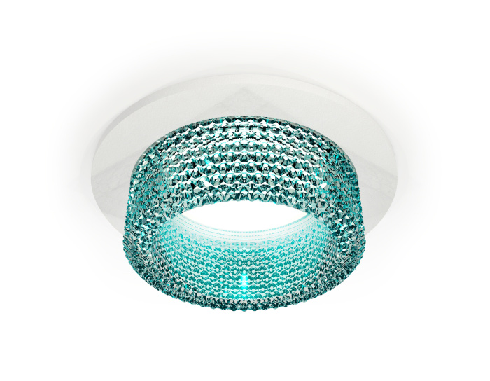 Комплект встраиваемого светильника с композитным хрусталем Ambrella light XC6512043