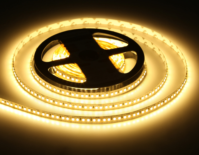 Светодиодная лента Ambrella Light GS3201 2835 180Led /14.4W m/ 24V IP20 3000K 5m Ambrella light GS3201