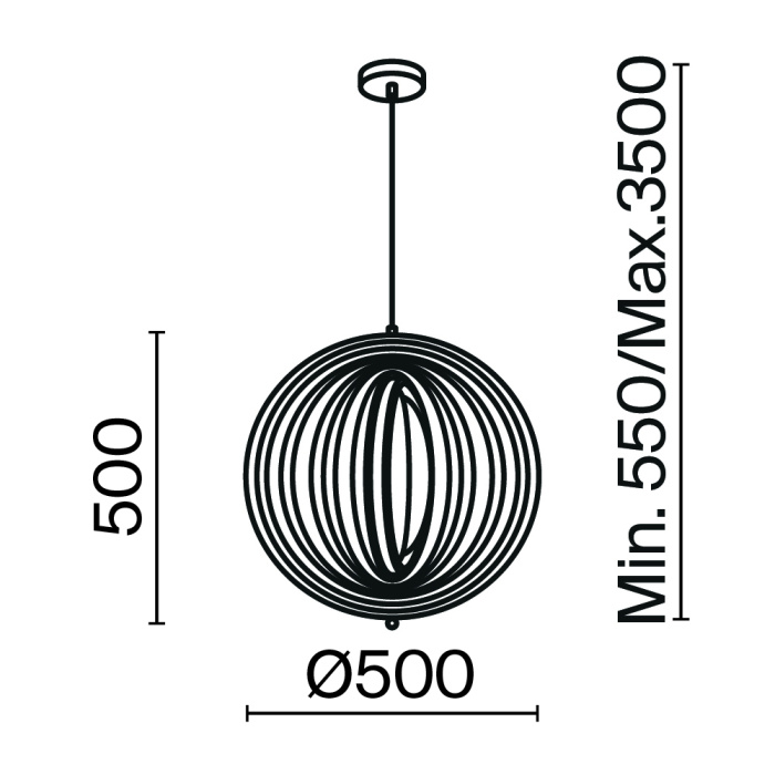 Подвесной светильник Maytoni Roots MOD197PL-01W1
