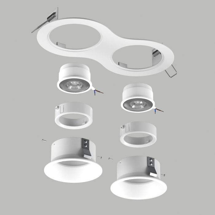 Комплект со светильником Lightstar Domino D6260606WMOD