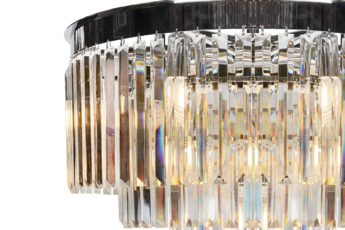 Подвесная люстра iLamp Triumph 7382/6+3+1P Хром