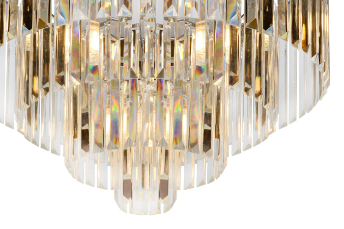 Подвесная люстра iLamp Triumph 7382/6+3+1P Хром