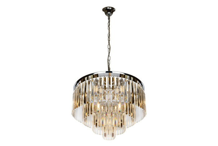 Подвесная люстра iLamp Triumph 7382/6+3+1P Хром