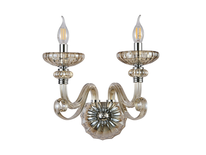 Бра Newport 8622/A chrome cognac М0071596