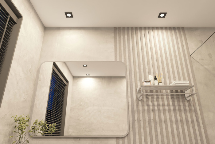 Влагозащищенный светильник Denkirs PORT DK3102-BK