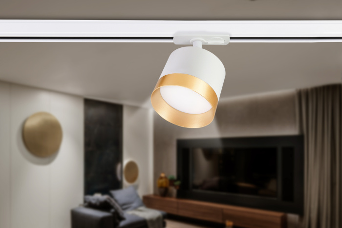 Трековый однофазный светильник со сменной лампой Ambrella light GL5361