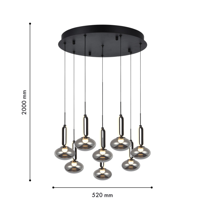Подвесная люстра Favourite Baron 4284-8P