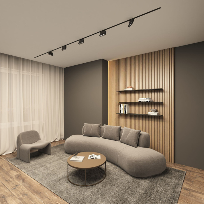 Светильник на шине Denkirs Edder DK6446-BK