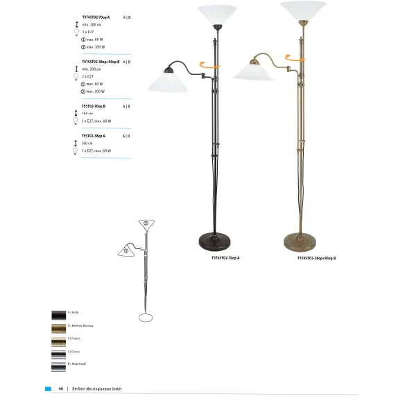 Торшер Berliner Messinglampen T5ST02-38opA