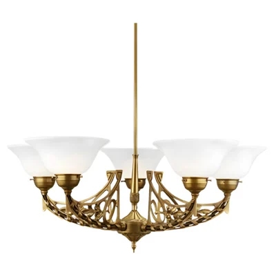 Подвесная люстра Berliner Messinglampen D89-22opB