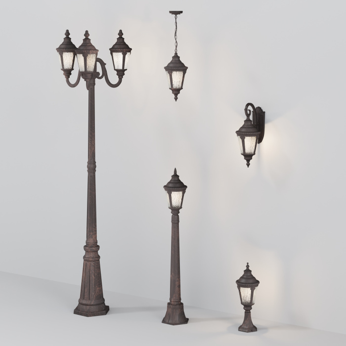 Садово-парковый светильник Maytoni Goiri O029FL-01BZ