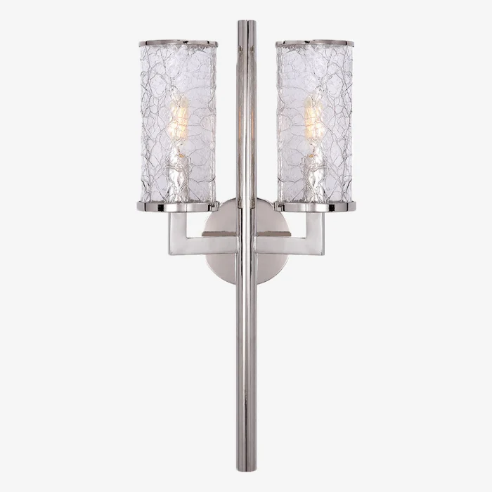 Бра Liaison Double Arm Sconce Хром ImperiumLoft