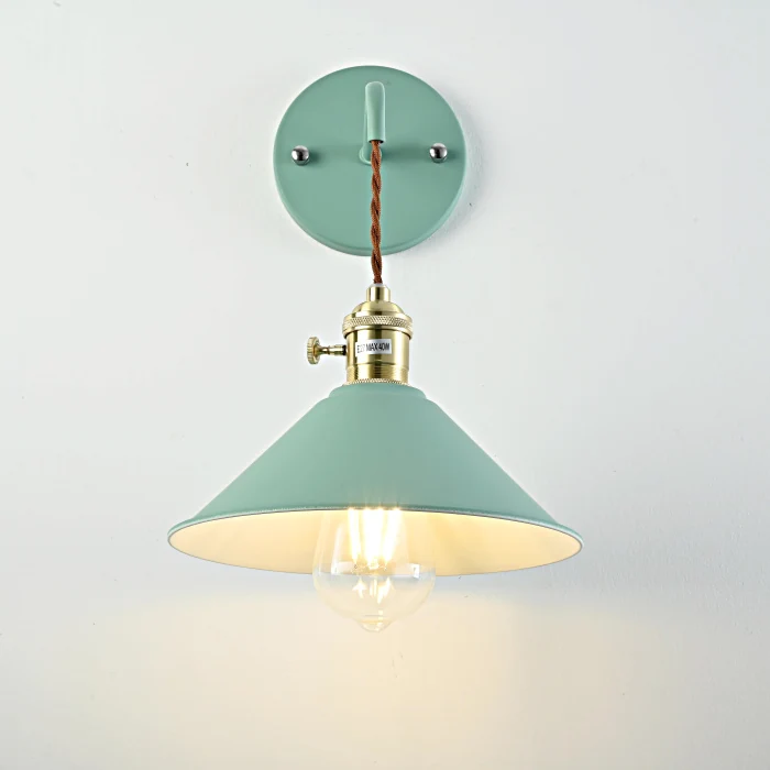 Бра с подвесным плафоном BRAID WALL Green ImperiumLoft