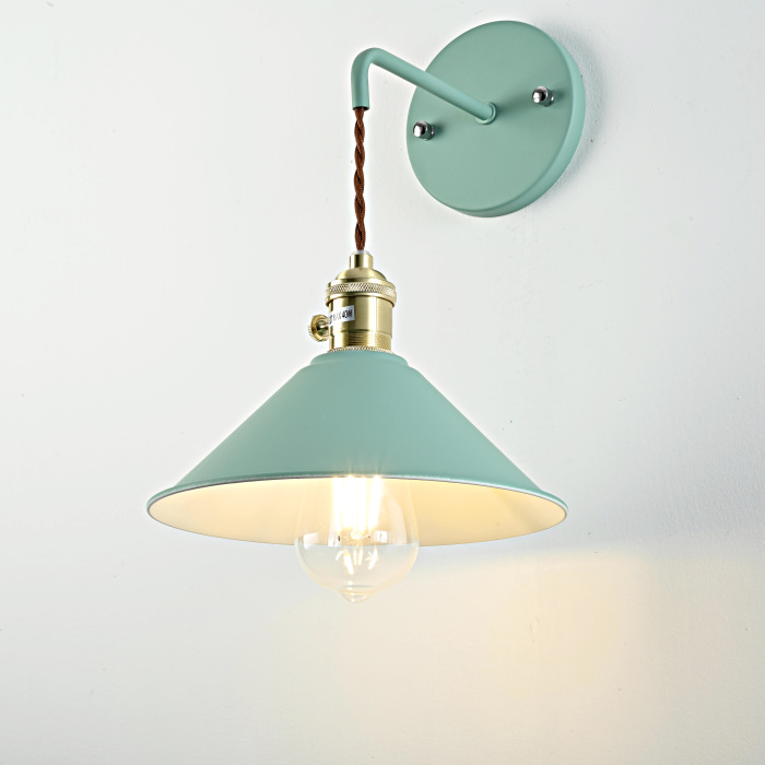 Бра с подвесным плафоном BRAID WALL Green ImperiumLoft