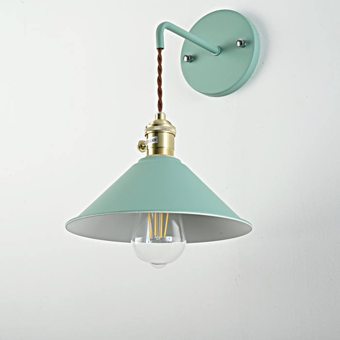 Бра с подвесным плафоном BRAID WALL Green ImperiumLoft