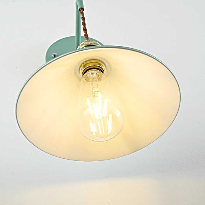 Бра с подвесным плафоном BRAID WALL Green ImperiumLoft