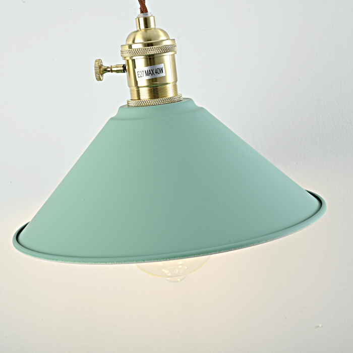 Бра с подвесным плафоном BRAID WALL Green ImperiumLoft