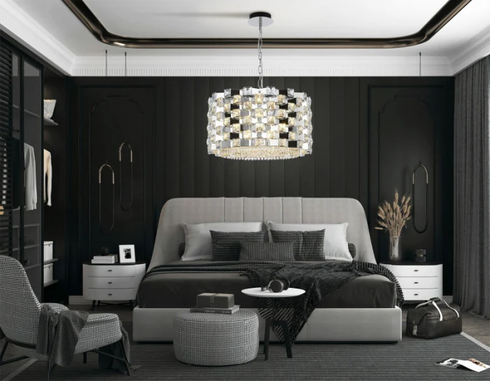 Подвесная люстра с хрусталем HIGH LIGHT AMBRELLA LIGHT LH41001