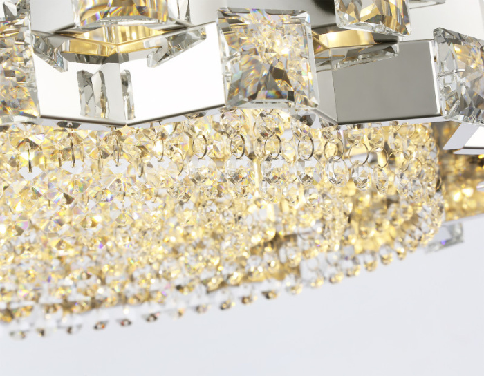 Подвесная люстра с хрусталем HIGH LIGHT AMBRELLA LIGHT LH41001