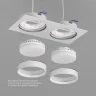 Точечный встраиваемый светильник FLAT DK2092-WH