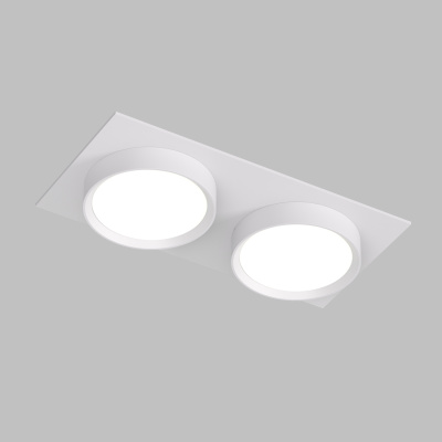 Точечный встраиваемый светильник FLAT DK2092-WH