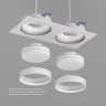 Точечный встраиваемый светильник FLAT DK2092-WH