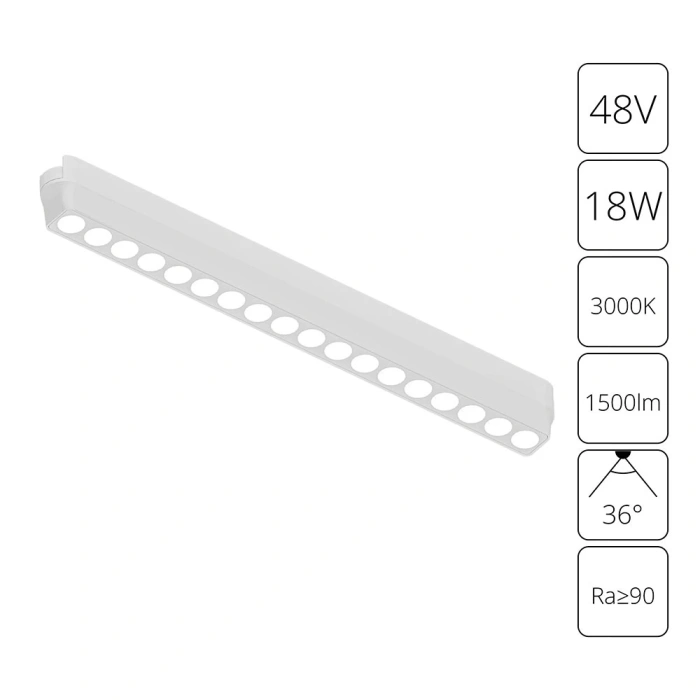 Магнитная трековая система Arte Lamp RAPID A1169PL-1WH