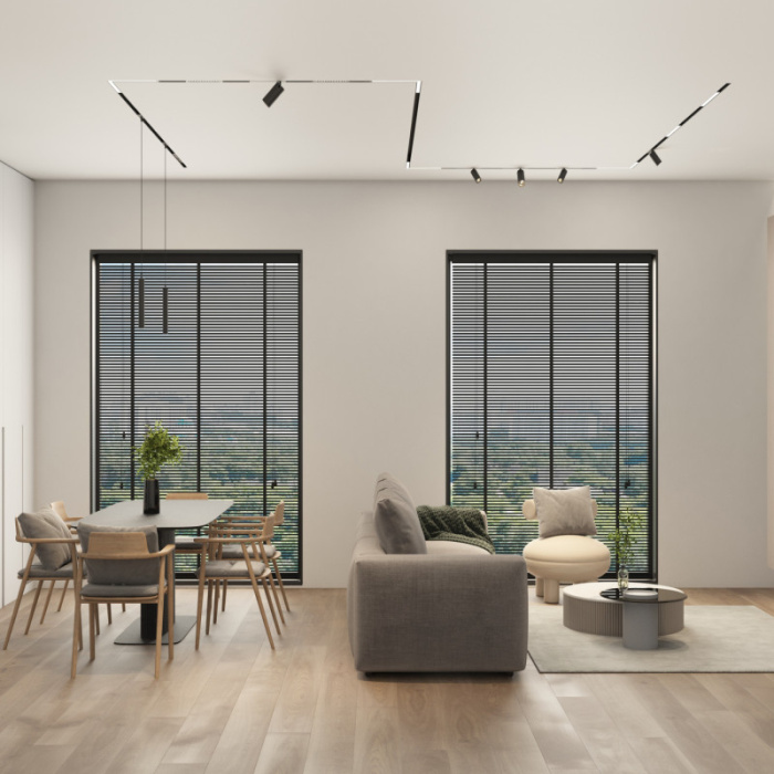 Подвесной трековый светильник SIMPLE SPOT DK8208-BK