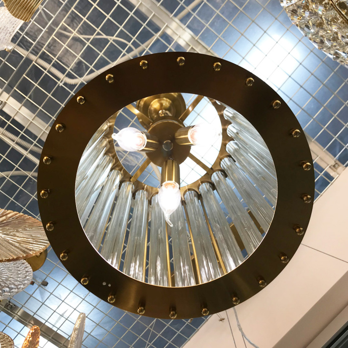 Подвесной светильник Cloyd RODERIC P3 / Ø29 см - латунь брашир. (арт.10640)