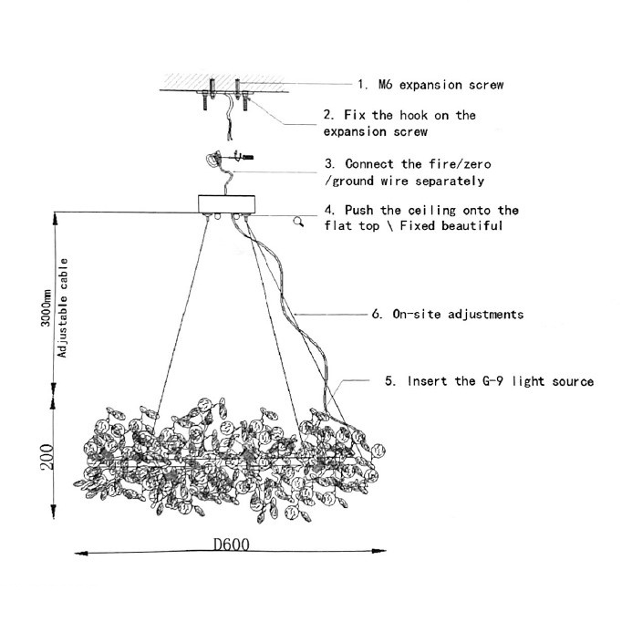 Подвесная люстра CARAMELLY A D60 ImperiumLoft