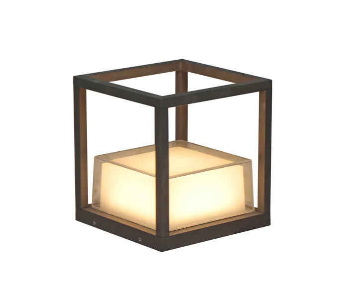 Светильник уличный Эмис черный w15*15 h19 Led 12W (3000K) SMD Kink Light 9323,19