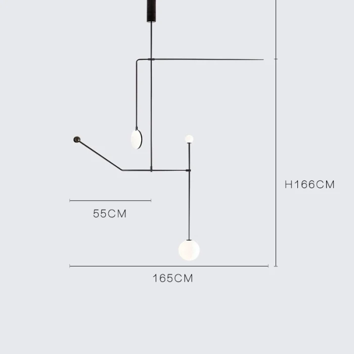 Подвесная люстра LINES ImperiumLoft