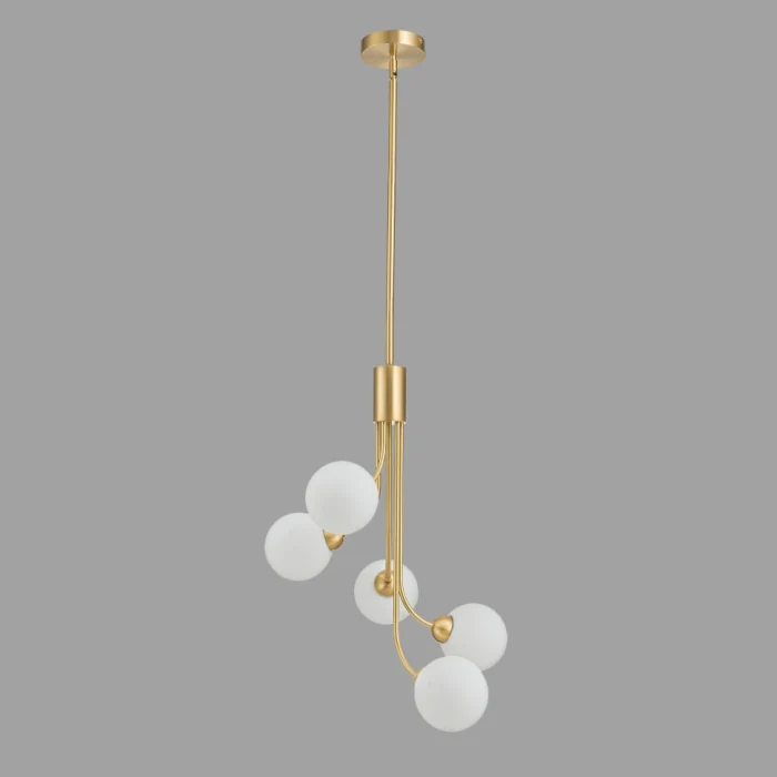 Люстра на штанге Belfast Bryson L-8130-5A BR GL