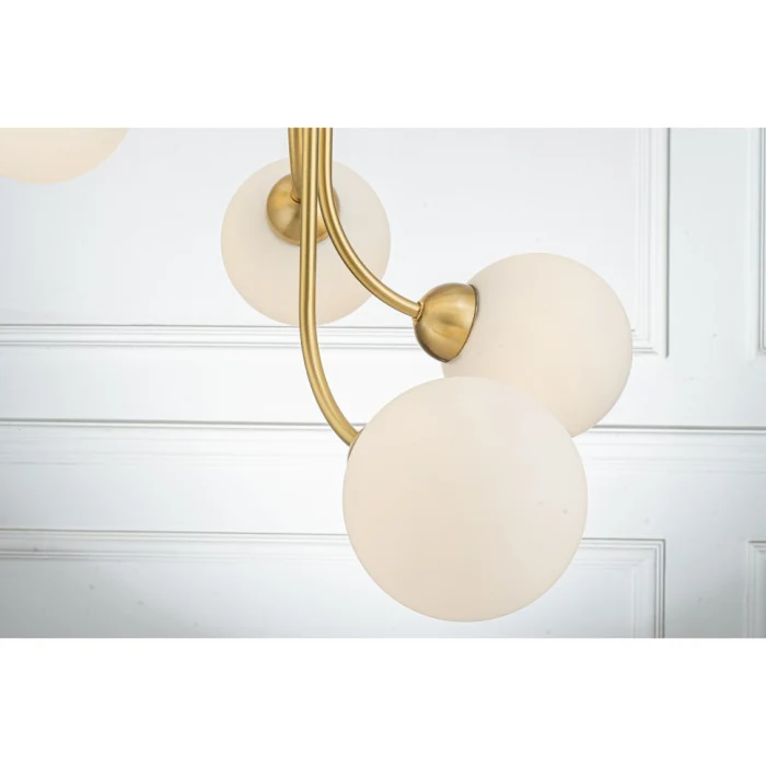 Люстра на штанге Belfast Bryson L-8130-5A BR GL