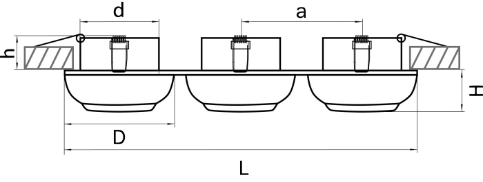 Встраиваемый светильник Ocula LIGHTSTAR 11834