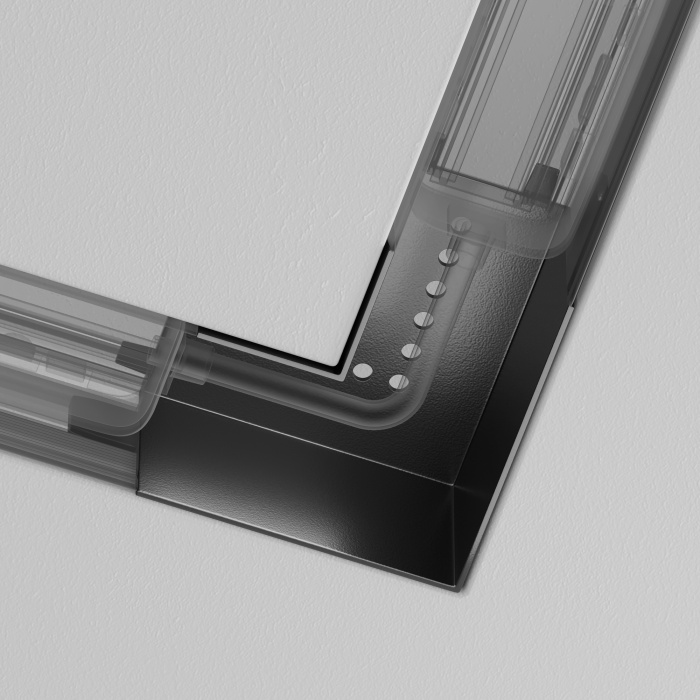 Коннектор угловой Radity встраиваемый черный Maytoni TRA084CL-12B